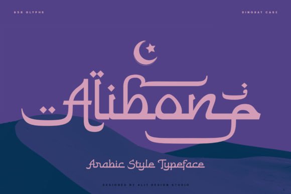 Alibon Arabic: A Warm, Faith-Filled Display Font for Handmade Creators