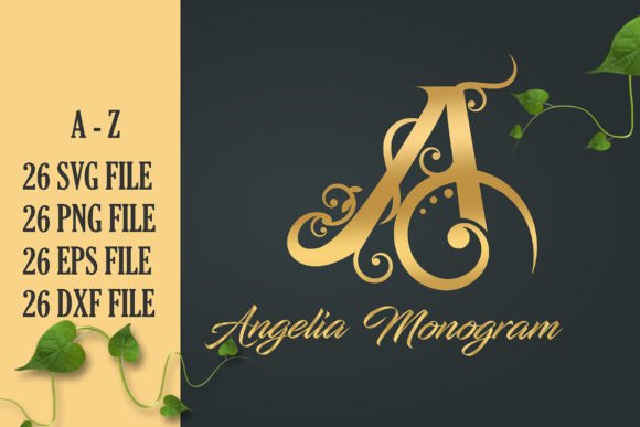 Angelia Monogram: A Luxe Display Font That Elevates Your Brand