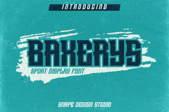 Baxerys: A Bold Display Font That Commands Attention Online