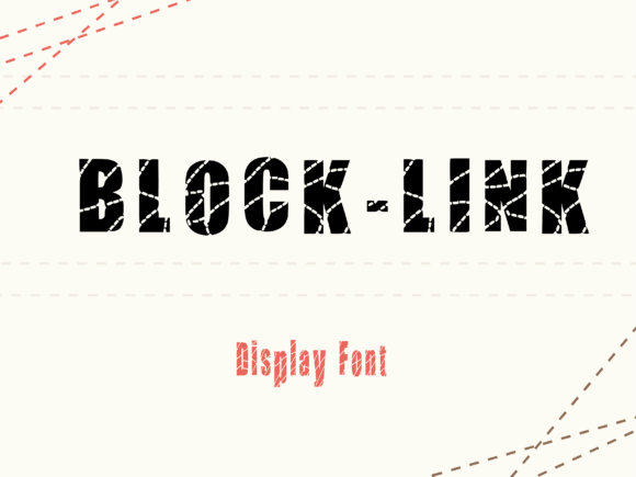 Block-link: A Bold Display Font for Digital Brand Impact