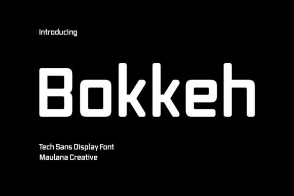 Bokkeh: A Futuristic Display Font That Cuts Through the Feed