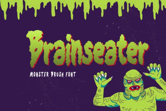Brainseater: A Bold Display Font for Scroll-Stopping Marketing