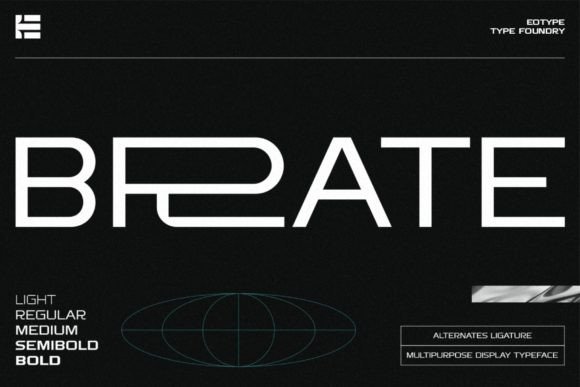 Brate: A Bold Display Font for Scroll-Stopping Marketing