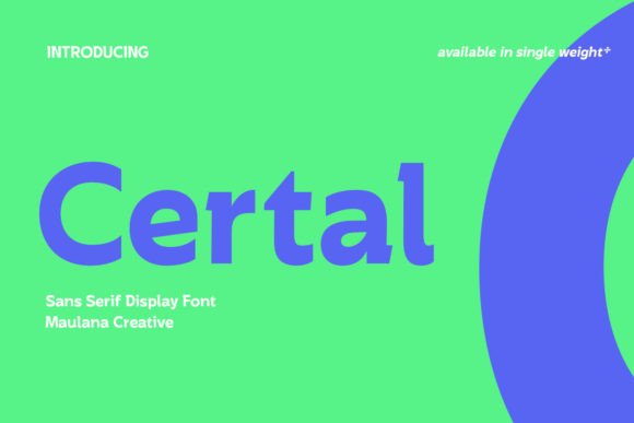 Certal: A Modern Display Font That Actually Works in Real Branding