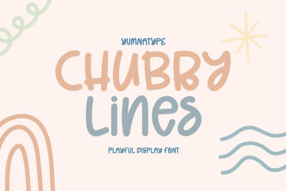 Chubby Lines: A Distinctive Display Font for Digital Branding