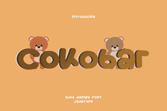 Cokobar: A Bold, Warm Display Font That Earns Its Space