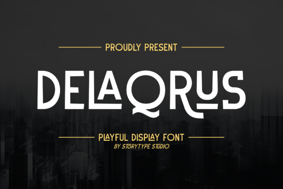 Delaqrus: A Serif Display Font for Editorial Elegance