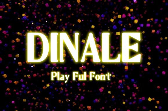 Dinale: A Display Font That Feels Like Hand-Cut Paper and Morning Light