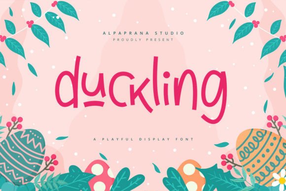 Duckling: A Playful Display Font for Editorial Charm