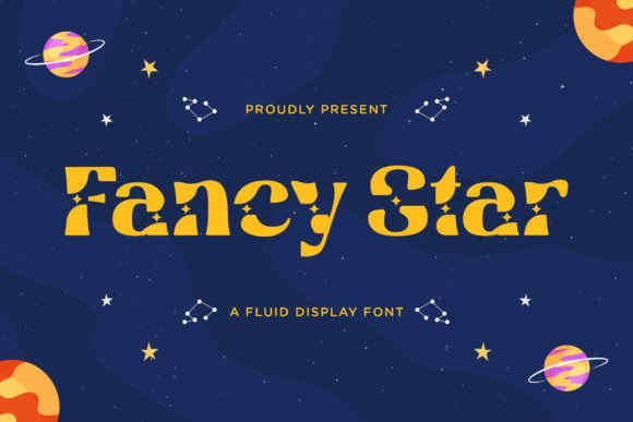 Fancy Star: A Display Font That Twinkles on Every Handmade Product