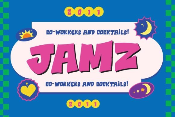 Jamz: A Hand-Painted Display Font That Elevates Digital Branding