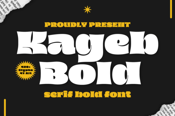 Kageb Bold: A Confident Display Font for Digital Design