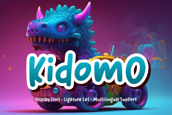 Kidomo: A Playful Display Font for Children’s Campaigns