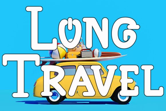 Long Travel: A Display Font That Feels Like Home