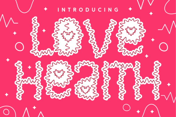 Love Health: A Playful Display Font for Branding That Stands Out