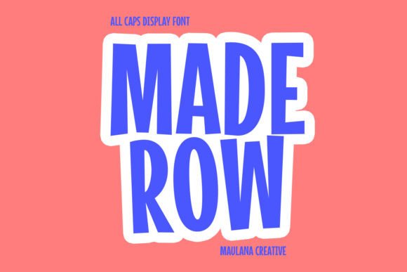 Maderow: A Commanding Display Font for Editorial Impact