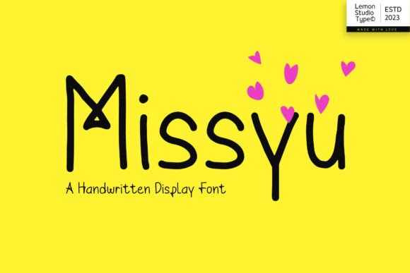 Missyu: A Display Font That Makes Your Headlines Unmissable