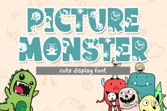Picture Monster: A Display Font That Feels Like a Gentle Smile