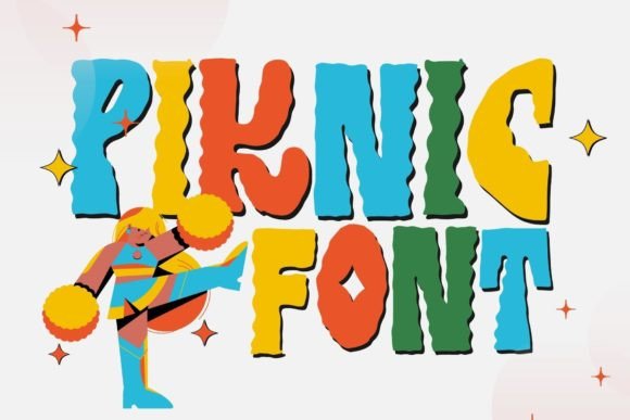 Piknic: A Hand-Painted Display Font That Feels Like Real Lettering
