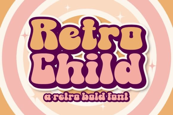 Retro Child: A Bold Display Font for Digital Branding