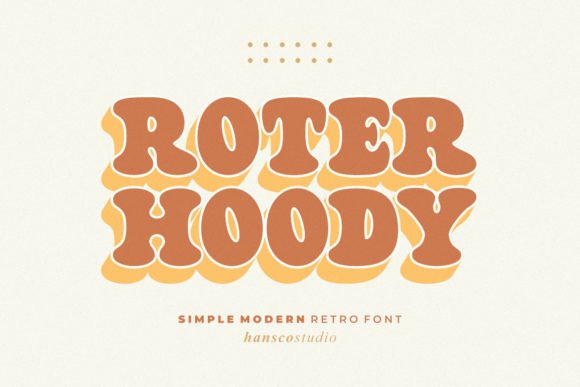 Roter Hoody: A Bold, Warm Display Font That Earns Its Space