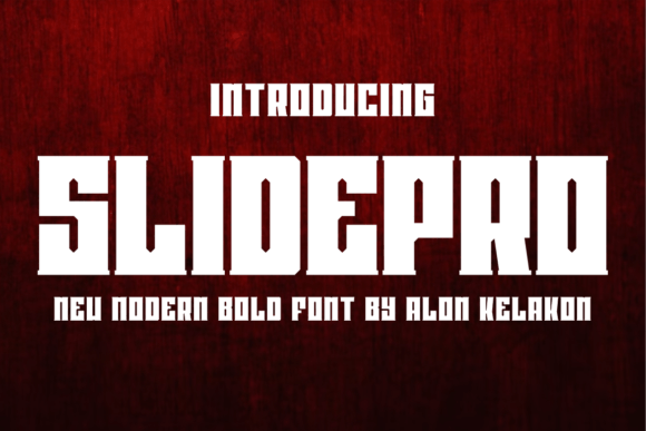 Slidepro: A Display Font That Anchors Editorial Mood