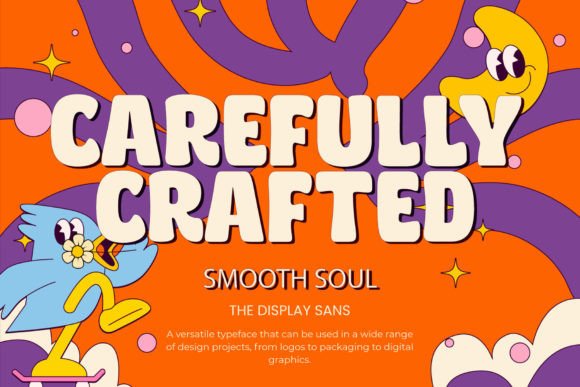 SmoothSoul: A Display Font That Feels Like a Warm Retro Hug
