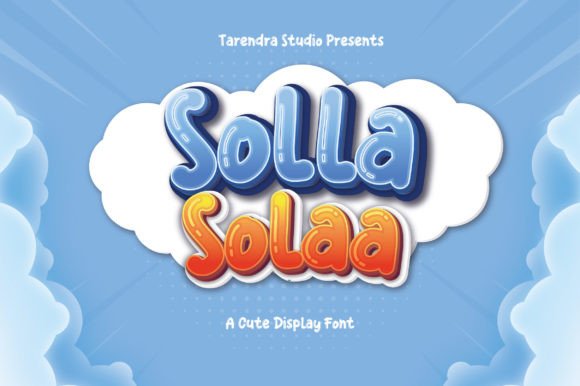 Solla Solaa: A Playful Display Font That Lifts Your Digital Brand