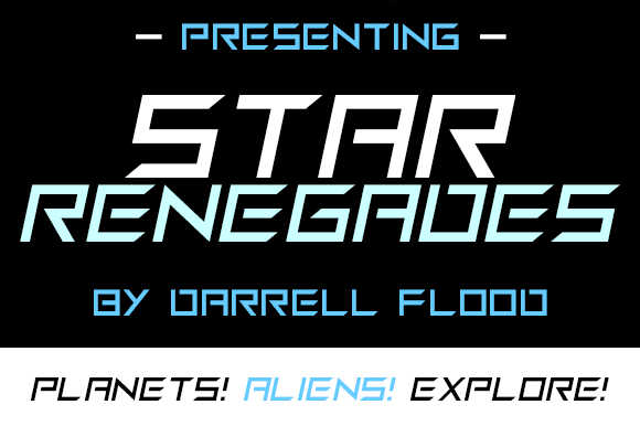 Star Renegades: A Futuristic Display Font for Handmade Makers
