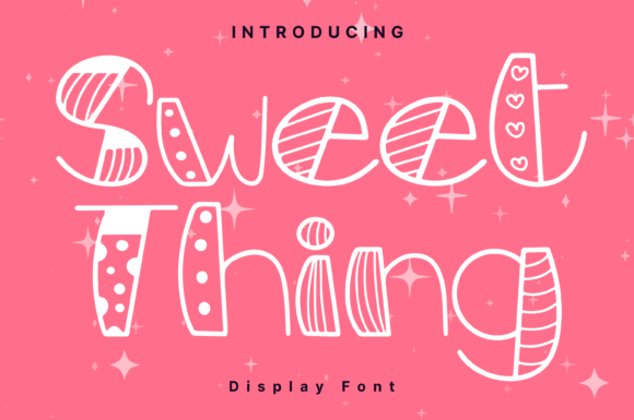Sweet Thing: A Whimsical Handwritten Display Font for Makers