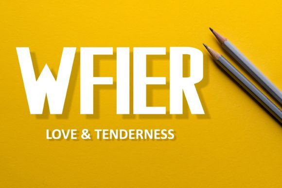 Wfier: A Playful Display Font That Elevates Real Small Business Branding