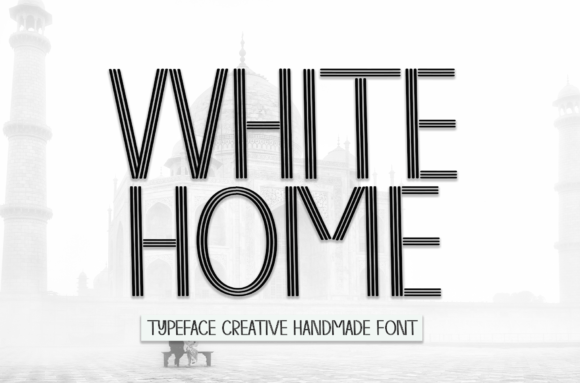 White Home Font: Sweet, Friendly Display Type for Handmade Goods
