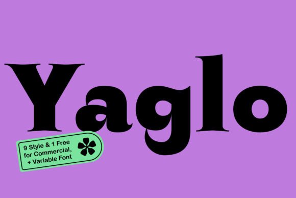 Yaglo: A Display Font That Hooks Attention Like a Fishing Rod